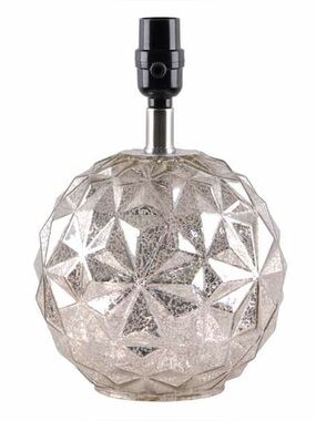 Nwt At Home x Tracey Boyd Metallic Textured Glass Round Table Lamps